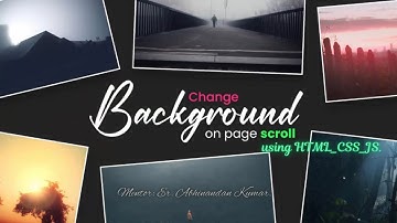 Change Background Image on Scroll using javascript. #webdevelopment #javascript #programming #coding