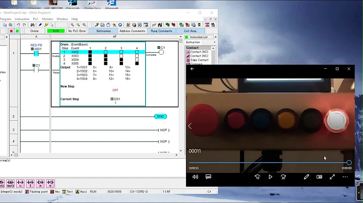 Event Driven Drum Instruction for the Click PLC