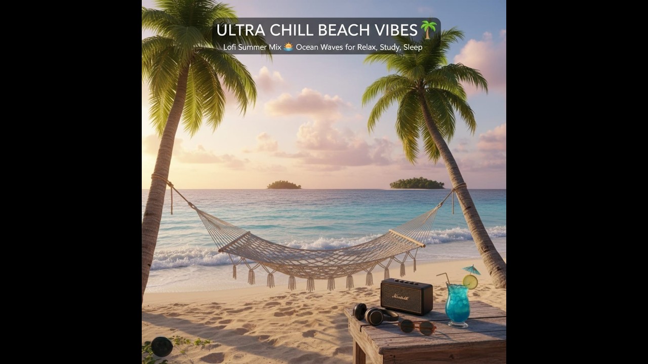 NoAds - 16minutes Ultra Chill Beach Vibes Work/Study/Sleep/Relax Music