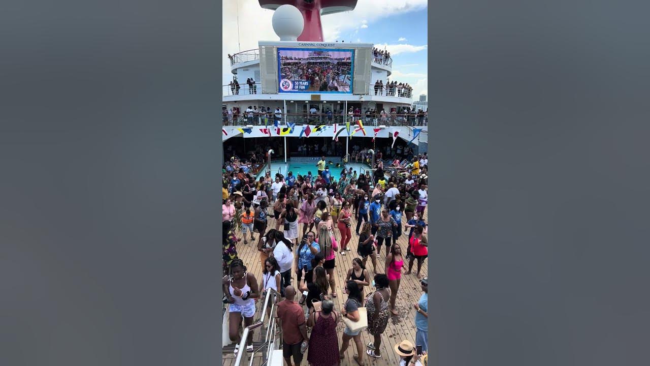 Sail Away Party on Carnival Conquest