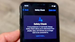 How To Turn Off Safety Check On iPhone! (2024)