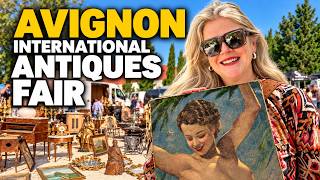 Antique Hunting in Provence 🇫🇷 Avignon International Antiques Fair in France