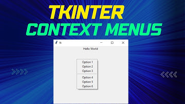 Tkinter Context Menus: Adding right-click functionality to your GUI