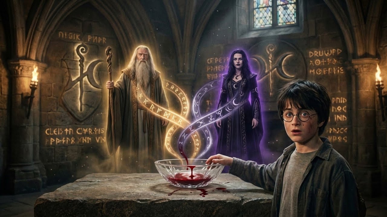 What If Harry’s Blood Test at 7 Proved He Descended from Merlin & Morgana?