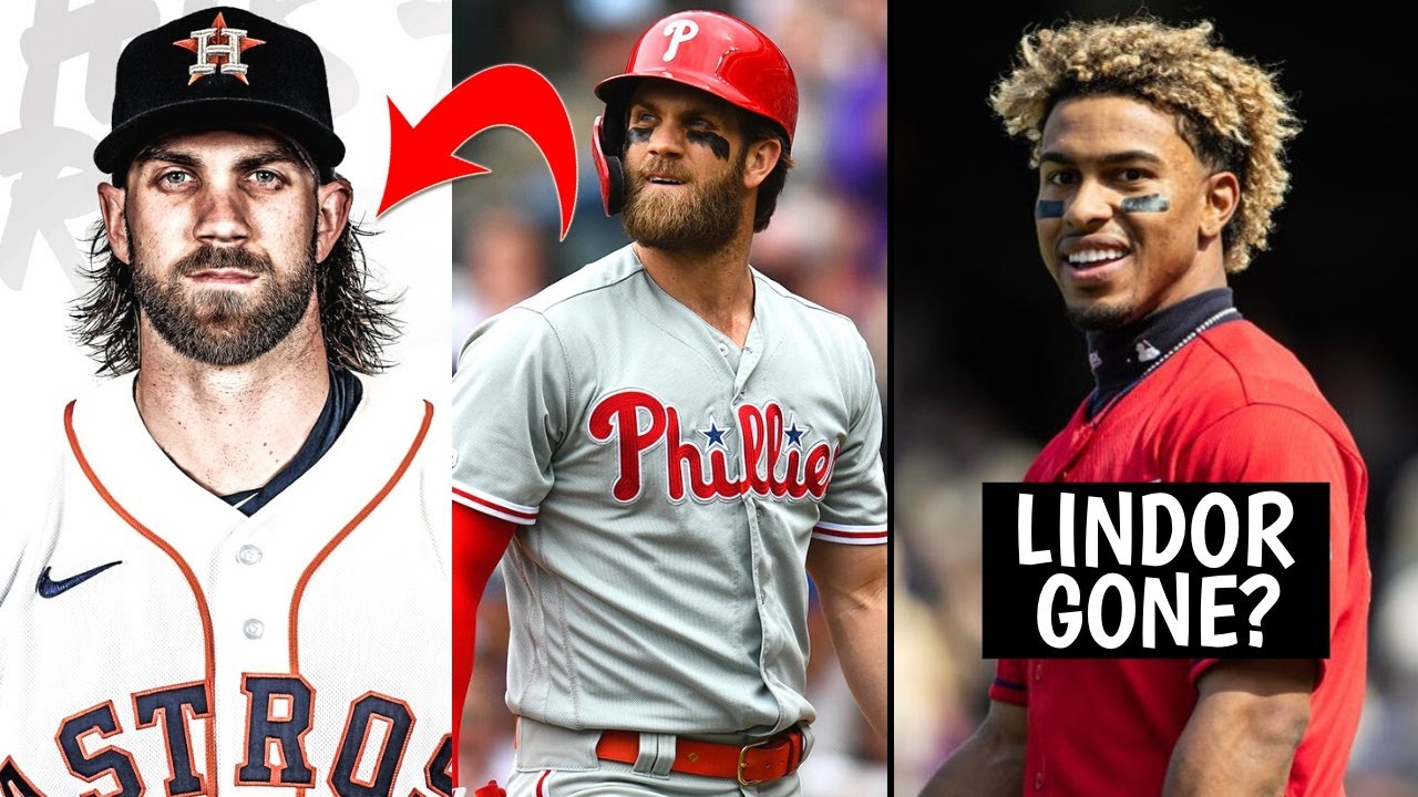 Bryce Harper TRADE To Astros? Francisco Lindor NOT Returning To Indians