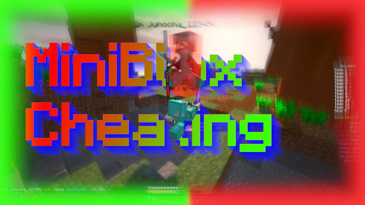 Funny Miniblox Cheating with RavenXD