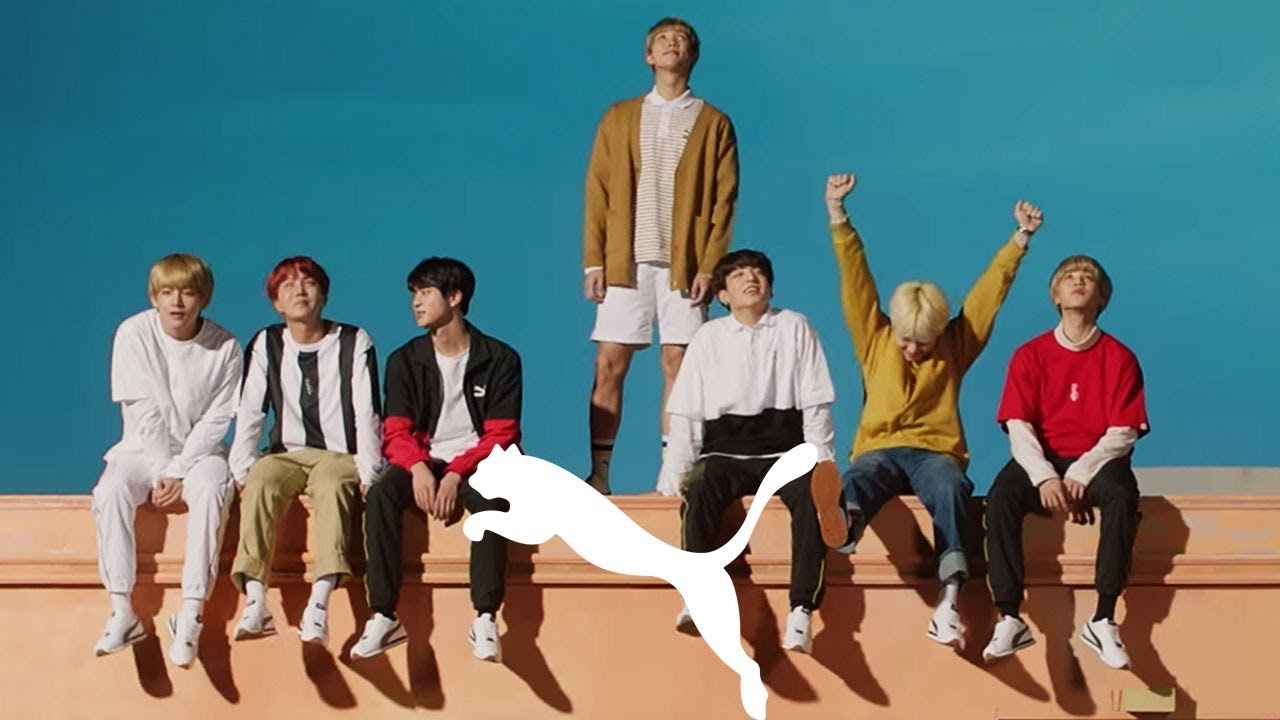 Combatiente Despertar Recuperar PUMA TURIN - MADE BY BTS - YouTube