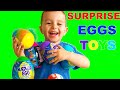 Let&#39;s Find Toys Surprise Eggs Challenge And Crack Open Them Together