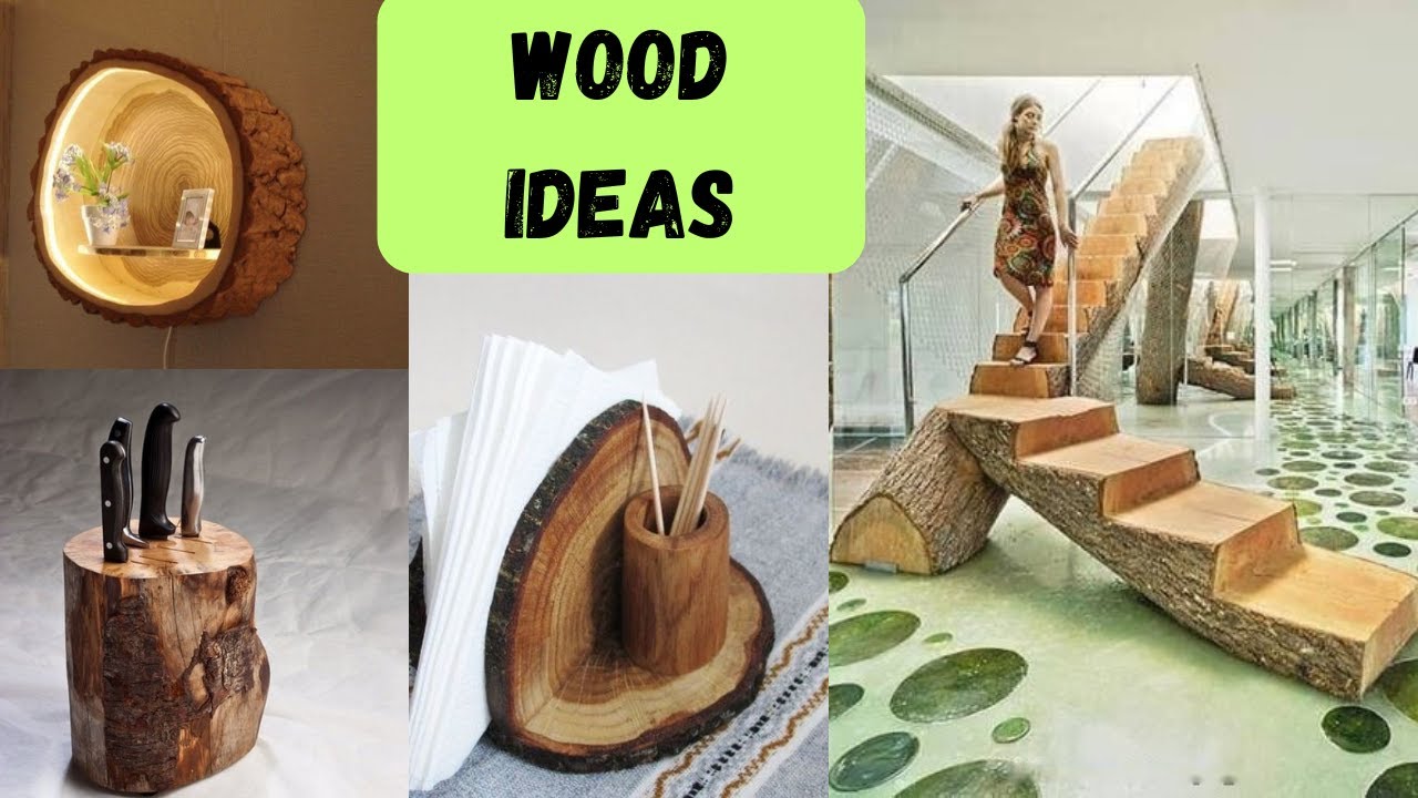 PLenty Creative wood Decoration Ideas! - YouTube