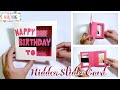 Hidden Slider Card Tutorial - Thiệp sinh nhật ẩn nội dung - NGOC VANG Handmade