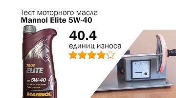 MANNOL Elite 5W-40 7903 - Mannol America