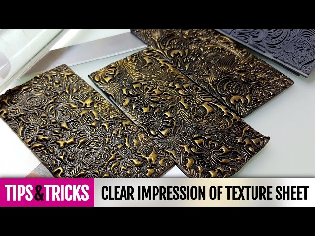 Tips&Tricks  Tip #2 How to make clear impression on polymer clay