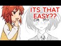 How to actually draw a manga character