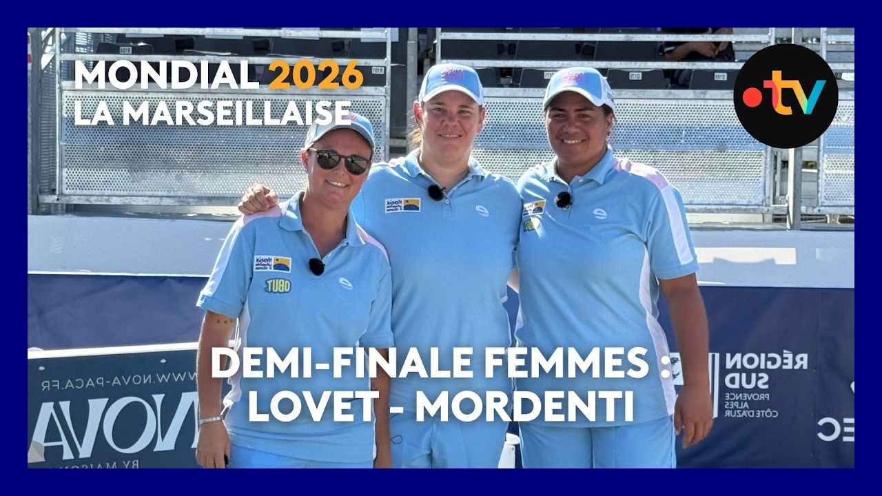 Miniature : Mondial La Marseillaise 2026 : demi-finale femme, Lovet contre Mordenti