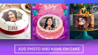 Birthday PhotoEditor - Name Photo On Birthday Cake screenshot 1