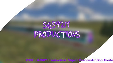 (OpenBVE) | (HJNRT) | C387 | Animated Object Demonstration Route