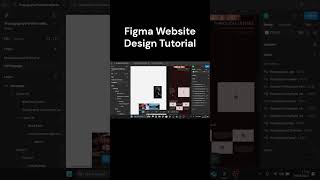 Figma Portfolio Website UI/UX Design | Intro Section #uiuxdesign #figma #webdesign