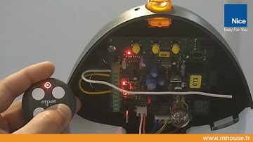 4. Programmer une télécommande en mode 2 sur une motorisation pour porte de garage Mhouse GD0C
