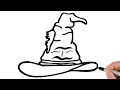 How to Draw Harry Potter Sorting Hat