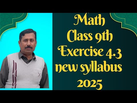 Class 9 Maths | Exercise 4.3 | Chapter 4 Factorization & Algebraic ...