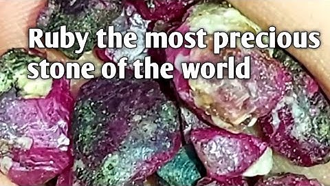 Very rare  Rough Rubies | precious stone of the world  | How to Identify gem quality ruby
