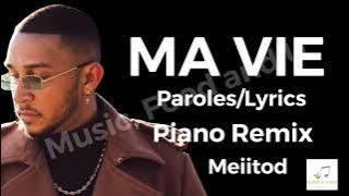 Meiitod - Ma vie (paroles/lyrics vidéo) Piano Remix