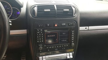 Porsche Cayenne 2008 backup camera to factory screen