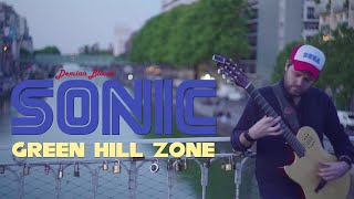 Sonic The Hedgehog - Green Hill Zone on one guitar (Demian Bloom)