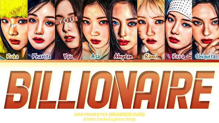 [KARAOKE]BABYMONSTER "BILLIONAIRE" (8 Members) Lyrics|You As A Member