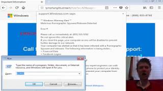 Microsoft Scammer decides not to syskey lock my computer. Fake Tech Support.