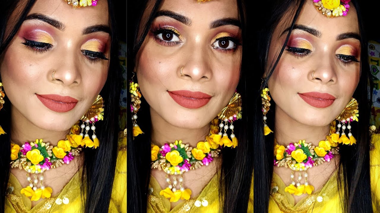 HALDI MAKEUP LOOK HALF CUTCREASE EYE LOOK YouTube