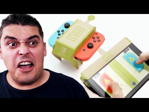 Vídeo: Basta Olhar Para O Nintendo Switch Oficial Da Nintendo Com Tema De Papelão