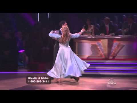 Kirstie Alley and Maksim Chmerkovskiy Dancing with the Stars viennese waltz F4