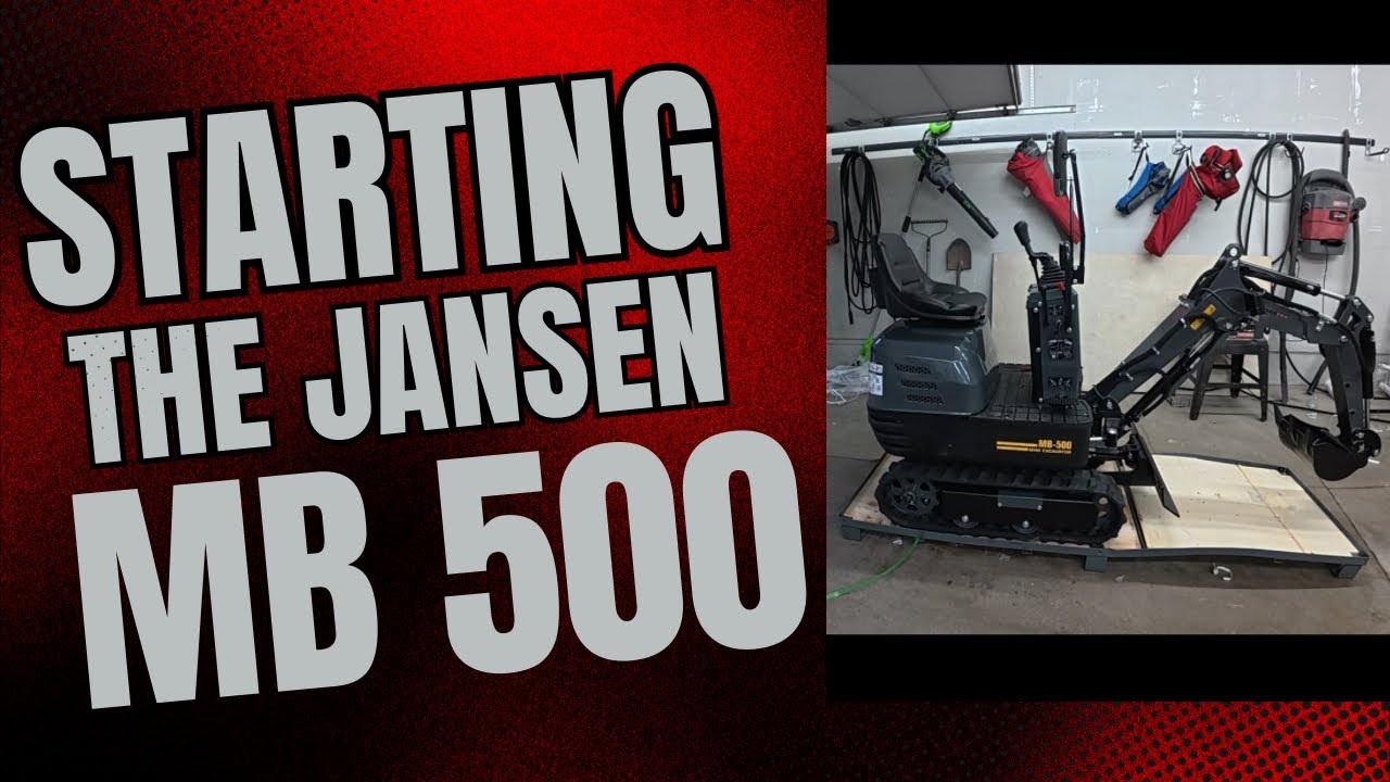 Assembling and starting the Jansen MB 500 for the first time