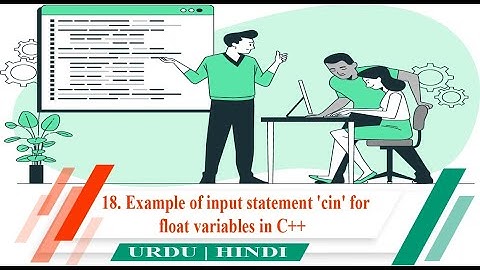 18. Example of input statement 