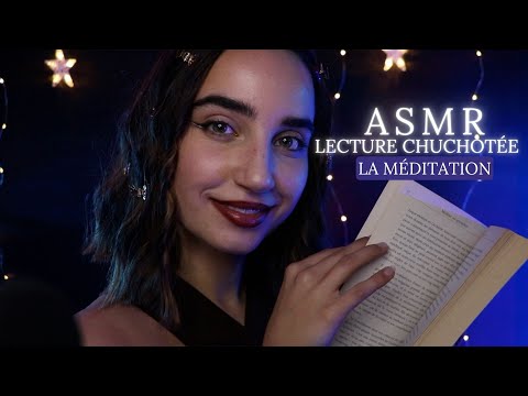 ASMR : On apprend ensemble (Lecture chuchotée - La méditation) 📖🧘🏽‍♀️