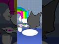 The sneaky cat learned Meccha Chameleon!😹🌈