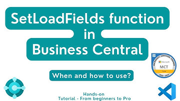 business central dynamics 365 tutorial | setloadfields in bc | functions in bc | bc trending videos