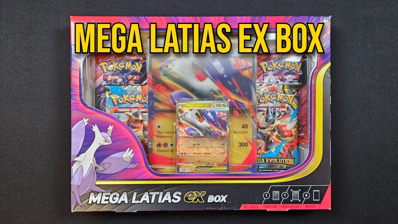 Opening the Mega Latias ex Collection Box! - YouTube