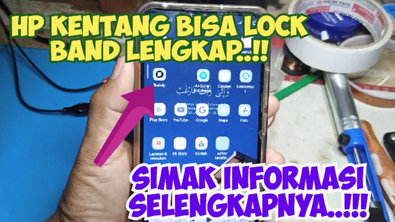 internet 4G lock band di hp android kentang redmi 9a - YouTube