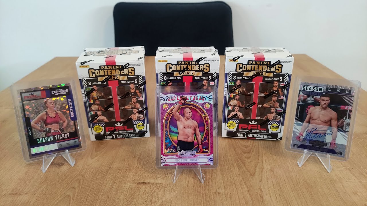 FEDOR AUTOGRAPH HUNT! *INSANE PULLS* 🤯 | Panini PFL Contenders 2025 Blaster Box review