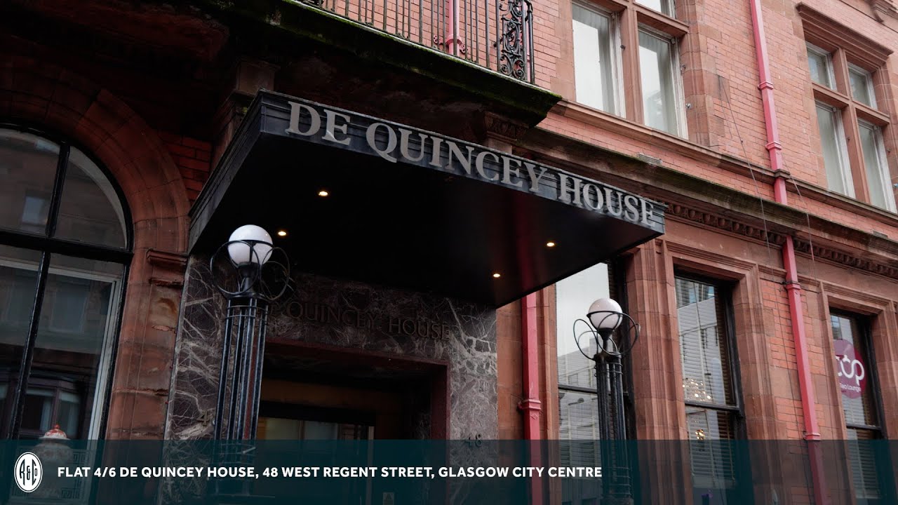 Flat 4/6 De Quincey House, 48 West Regent Street, Glasgow City Centre
