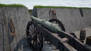 Zoutleeuw 1705 - Shooting A 24 Pound Gun