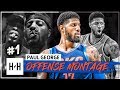 Paul George BEAST Full Offense Highlights 2017-2018 Season (Part 1) - Re-Signs with Thunder!