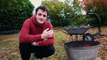 Biochar self-made in 3 STEPS (for Terra Preta) 🔥