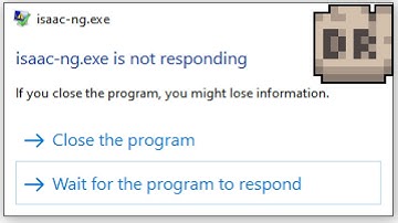 Infinite money glitch = game crashed... | The Binding of Isaac daily run