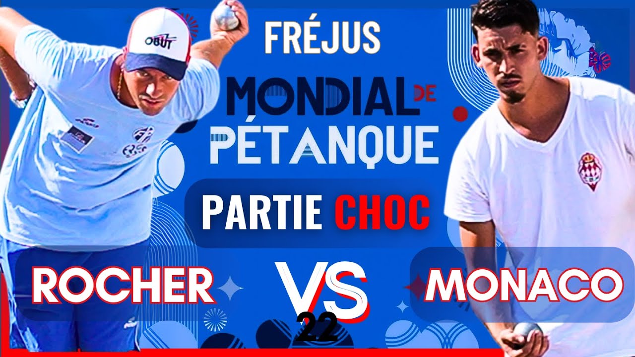 Partie CHOC 🔥ROCHER vs MONACO 🇲🇨  Mondial de Fréjus #petanque 2026#petanque #pétanque2026 #pétanque 