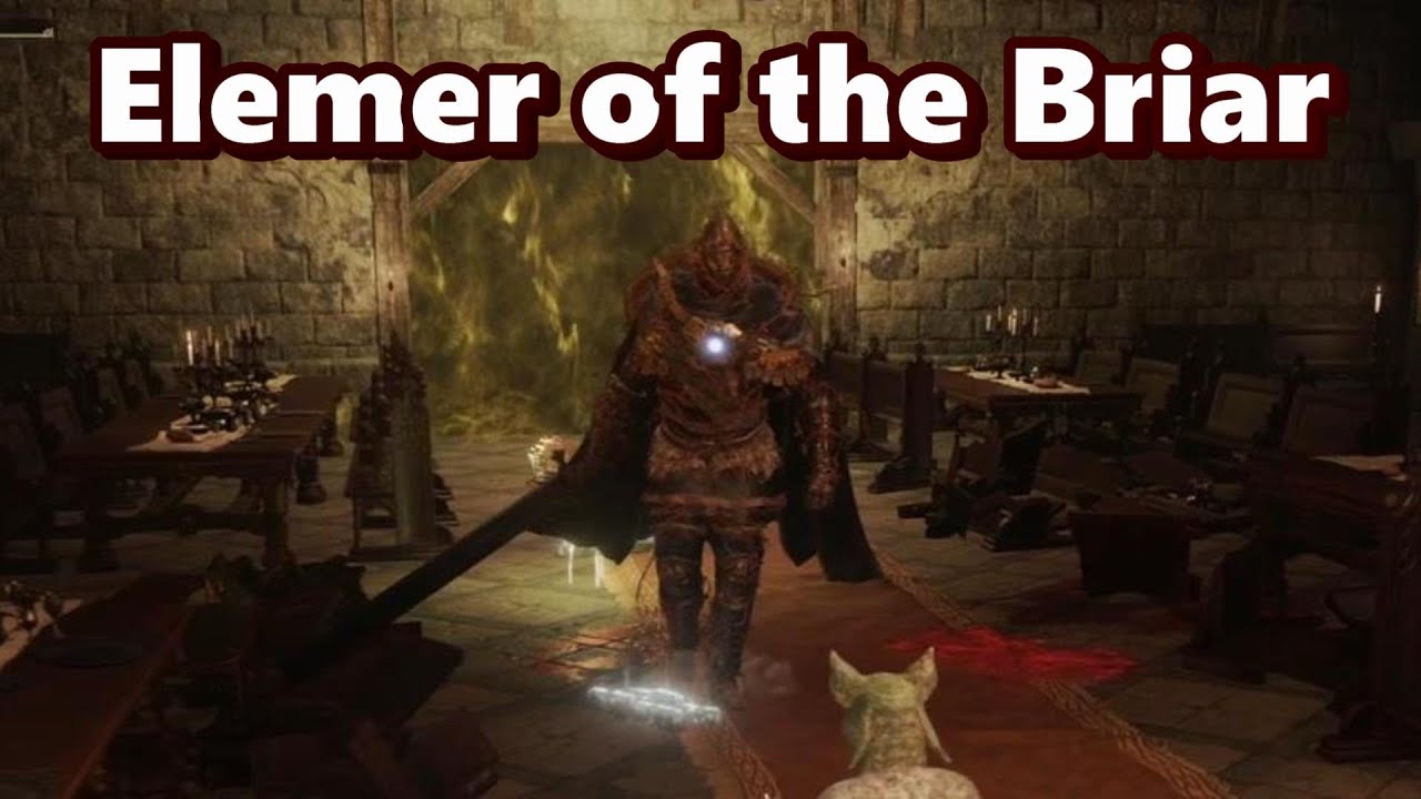Elemer of the Briar Boss Battle Elden Ring (The Shaded Castle) YouTube