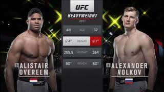 ALISTAIR OVEREEM VS ALEXANDER VOLKOV