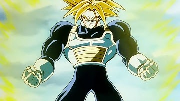 DBZKai Future Trunks turns Super Saiyan Grade 3(Edited) *All rights to Toei and Bruce Falcouner*